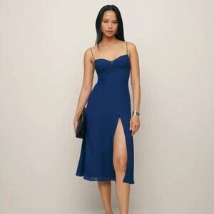 Reformation Juliette Dress In Blue